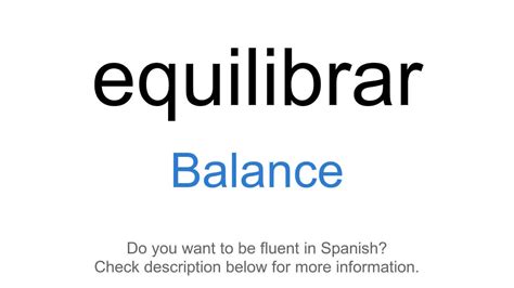 remaining balance in spanish